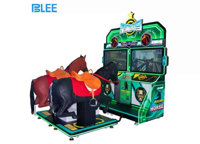 Coin Operated Double-player Immersive Simulation Experience of Royal Horse Racing Game Machine