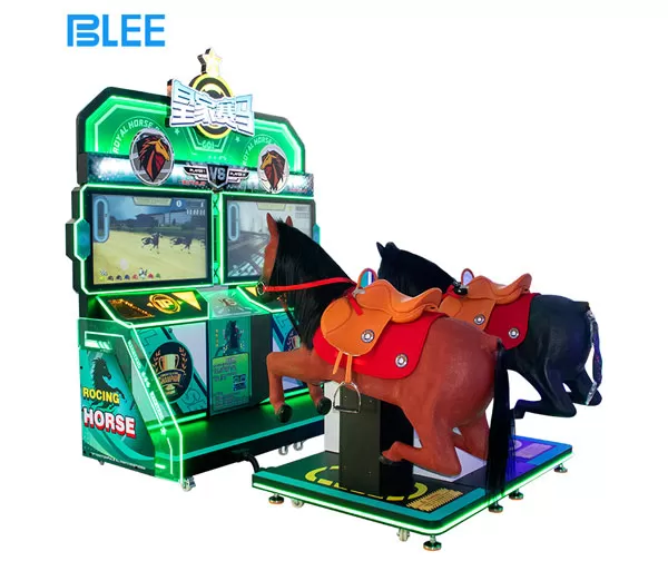 Coin Operated Double-player Immersive Simulation Experience of Royal Horse Racing Game Machine