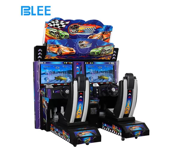 Coin Operated HD 32 Inches Screen Driving Simulator Car Racing Game Machine for FECs