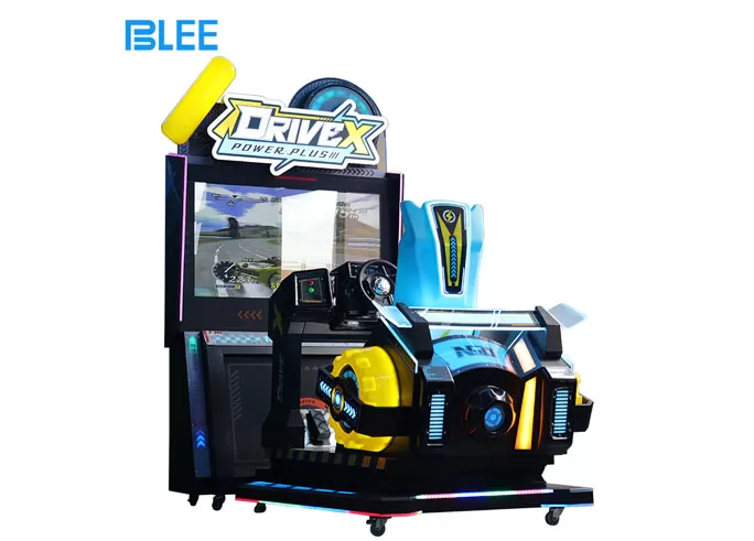 Coin Operated HD 55 Inches Screen Single-player Dynamic Racing Game Machine