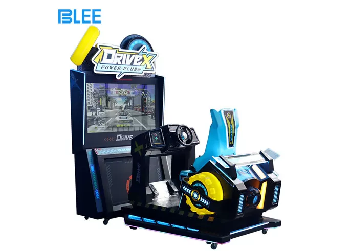 Coin Operated HD 55 Inches Screen Single-player Dynamic Racing Game Machine