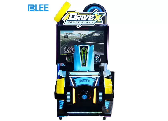 Coin Operated HD 55 Inches Screen Single-player Dynamic Racing Game Machine