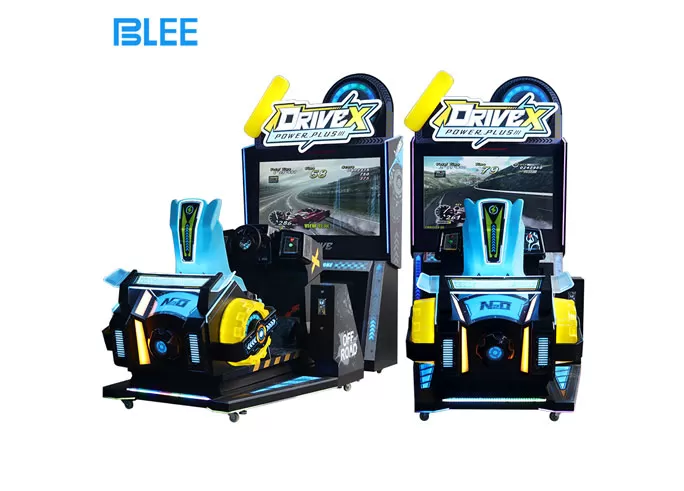 Coin Operated HD 55 Inches Screen Single-player Dynamic Racing Game Machine