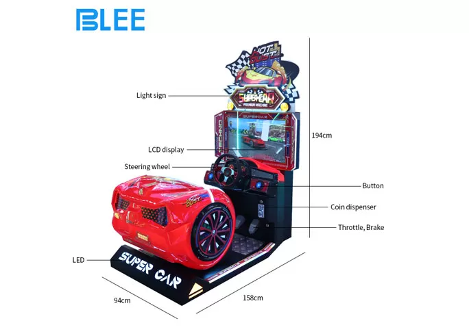 Coin Operated HD Car Racing Game Machine Speed Racing Simulator Arcade 3D Video Racing Game Machine