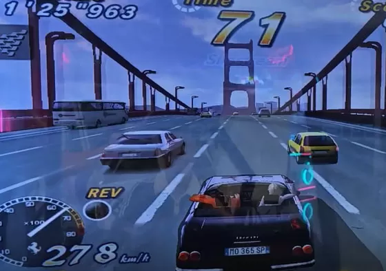 Survival Challenge: Avoid crashing while maintaining top speed through traffic-filled highways.