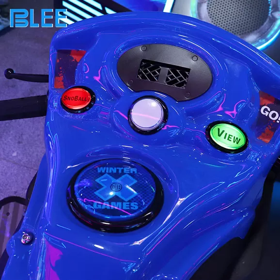 Product Details of Coin Operated Snowmobile Racing Arcade Game 4 Displays HD Video Motorcycle Racing Game Machine
