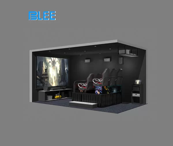 Commercial Dynamic 5D Cinema Vr Machine Multi Player Immersive Experience Full Body Interaction Interactive VR for Sale