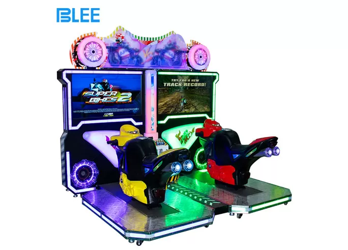 Cool Thrilling Racing 42-inch HD Screen Motorcycle Racing Game for FECs