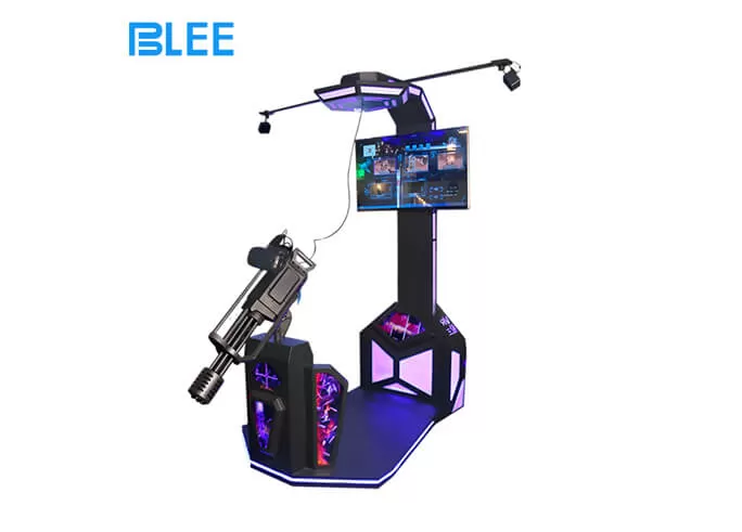 customizable gatling vr sports simulator fun driven gameplay high engagement experience interactive vr game for game park company