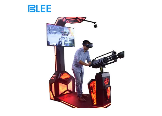 customizable gatling vr sports simulator fun driven gameplay high engagement experience interactive vr game for game park manufacturer