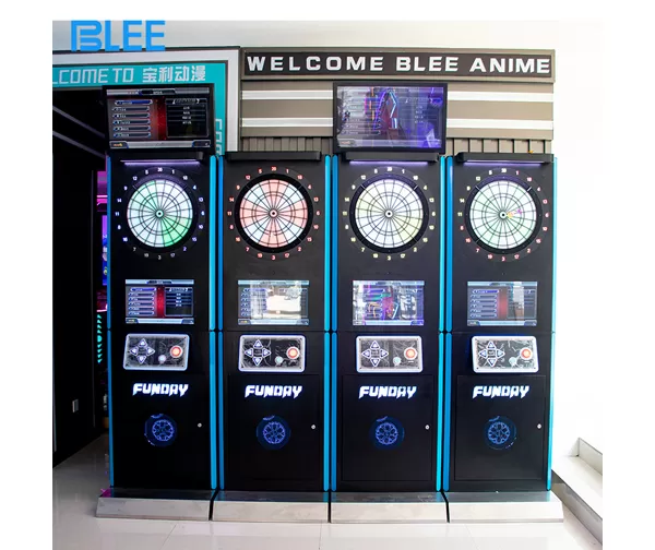 Coin Operated Arcade Stand Commercial Electronic Dart Machine