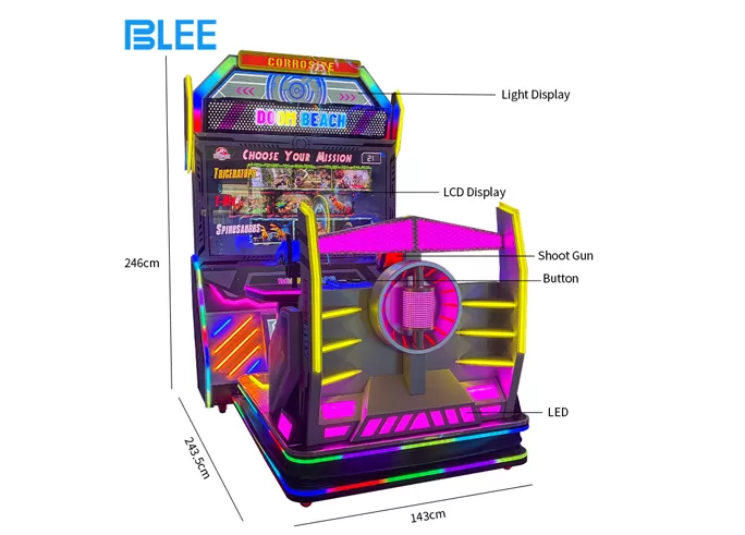 BLEE Best-Selling Coin-Operated Doom 55-Inch Arcade Shooter