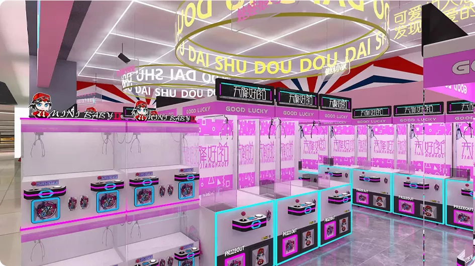 Factory Price Arcade Toys Plush Dolls Crane Catcher Claw Machine One Stop Solution