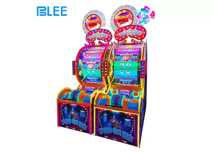 fun wheel 2p arcade redemption game machine company