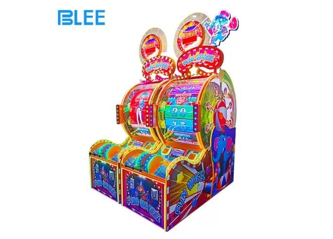 fun wheel 2p arcade redemption game machine manufacturer