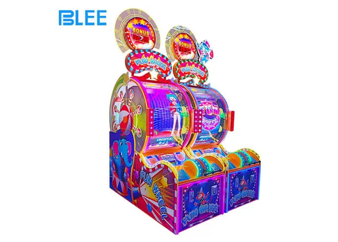 fun wheel 2p arcade redemption game machine supplier