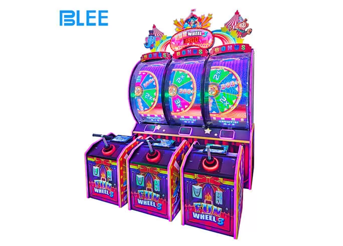 fun wheel 3p arcade redemption game machine manufacturer