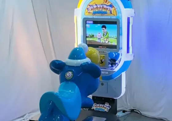 1. Insert Coins to Activate: Simply insert the required number of coins into the acceptor to power on the ride and prepare for the adventure.