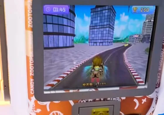 3. Enjoy the Ride: Hold on securely as the gentle rocking motion begins while the selected entertainment plays on the LCD screen, creating a delightful multisensory experience.