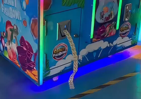 2. Fish Feeding Mission: Drag food to specified fish schools; successful feeding awards extra tickets.