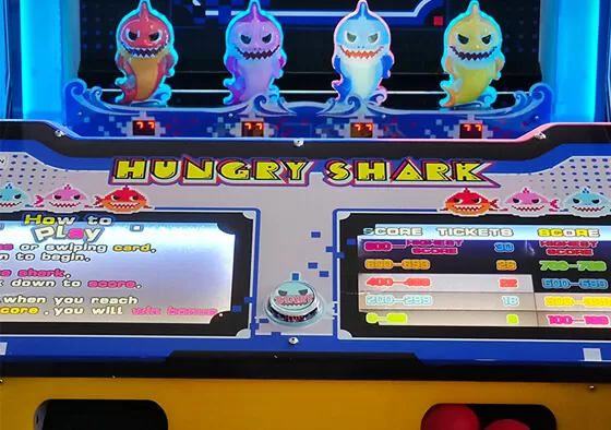 1. Shark Hunt Challenge: Players aim to hit the shark target as many times as possible within a time limit, with points awarded per successful hit.