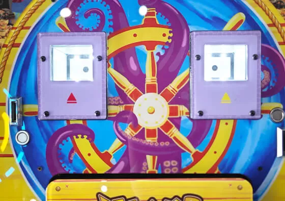 2. Treasure Chest Challenge: Land a ball in the Treasure Chest hole to randomly receive a weapon (doubles ticket earnings), a spirit orb (collect four to activate a lottery), or a Boss Battle entry.