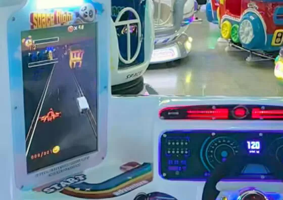 2. Choose Educational or Game Mode: Select from educational content on one screen or interactive games on the other, depending on personal preference and screen selection.