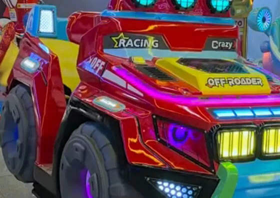 1. Insert Coins to Activate: Simply insert the required number of coins into the acceptor to power on the game and prepare for the off-road adventure.