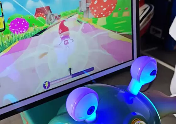 1. Insert Coins to Activate: Simply insert the required number of coins into the acceptor to power on the ride and prepare for the adventure.