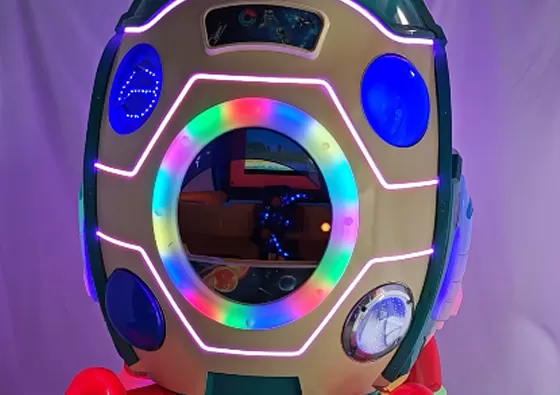 3. Independent Commander Mode: Simple coin-operated activation allows young astronauts to enjoy self-directed adventures with automatic ride timing and secure, comfortable seating.