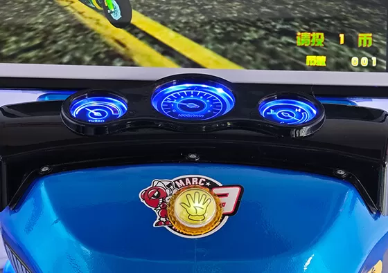 1. Racing Simulation Ride: Children enjoy a thrilling motorcycle adventure with motion and sound effects that mimic real riding.