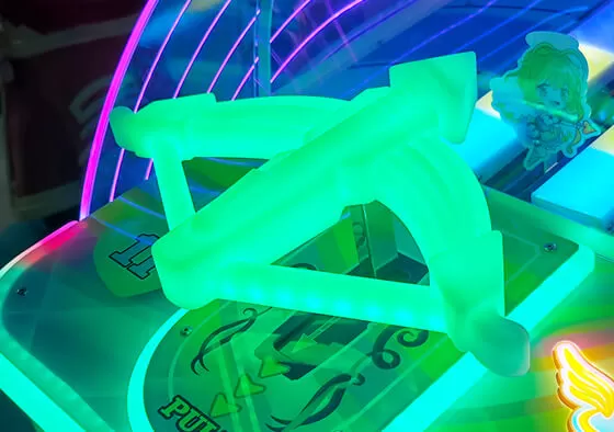 1. Hearts in Harmony: Two players cooperate to shoot the same set of targets, sharing points and redeeming tickets together.