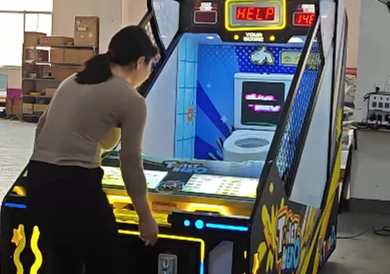 1. Classic Accuracy Challenge: Players aim to land balls in the toilet bowl within a time limit, with points awarded for each successful shot and bonuses for consecutive hits.