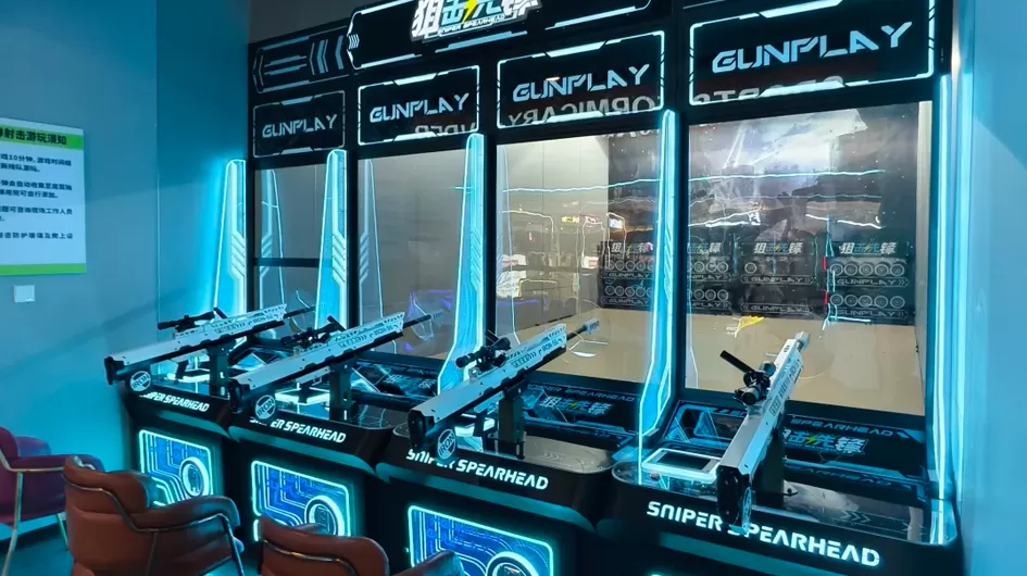 Indoor-Outdoor Interactive Shooting 1–4 Player Carnival Shooting Arcade