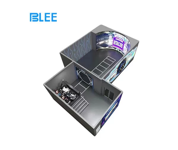 High Quality Track Cinema Crowd Favorite Attraction Eye Catching Structure Design VR Game Machine for Vr Themd Park