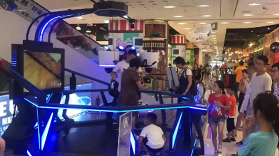 hot sell dynamic science popularization platform premium build quality stylish arcade look vr game machine for business one stop solution company
