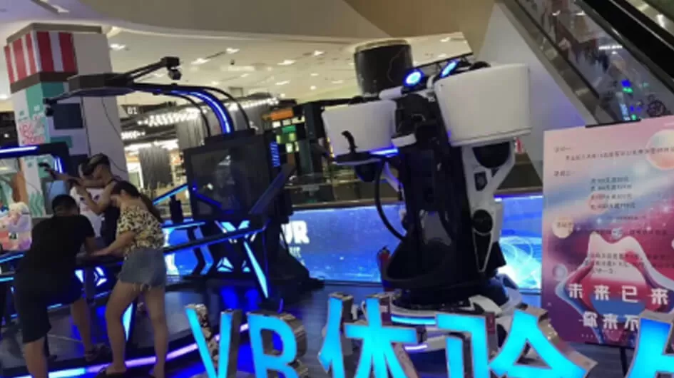 hot sell dynamic science popularization platform premium build quality stylish arcade look vr game machine for business one stop solution manufacturer