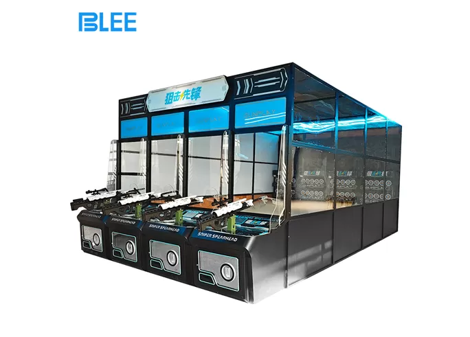 Indoor-Outdoor Interactive Shooting 1–4 Player Carnival Shooting Arcade