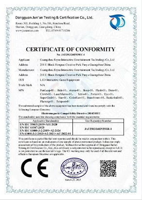 LED Interactive Game Equipment CE