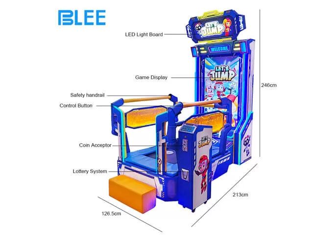 lets jump arcade redemption game machine supplier