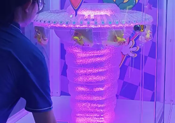 2. Aim & Control the Clip: Use the joystick or buttons to move the clip and target the prize.