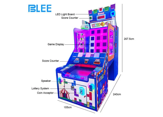 magic cube arcade redemption game machine company