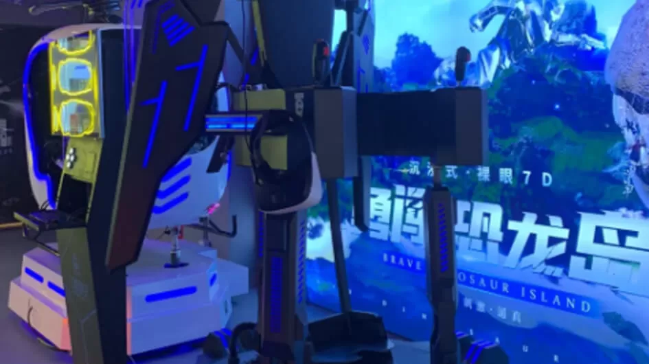 Motion Dark Wings VR Simulator Fully Interactive Experience Futuristic Visual Appeal VR Game Machine for Science Museum One Stop Solution