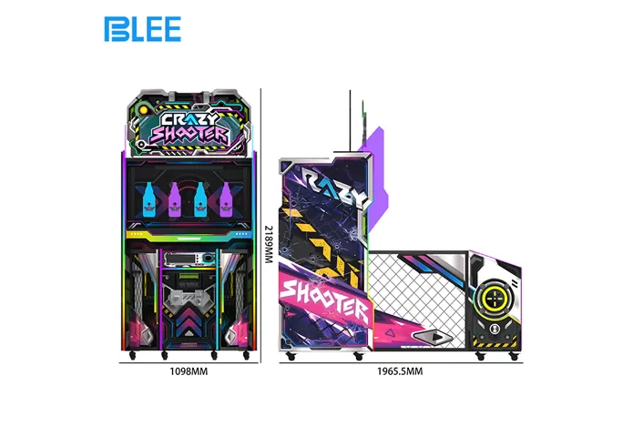 Coin-Operated Crazy Shooting Arcade Machine