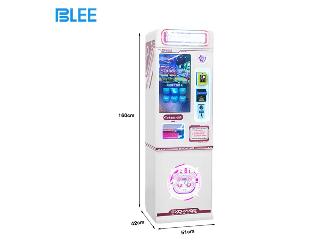 Multi-purpose Token Dispenser Arcade Coin Exchange Machine