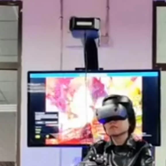product details of customizable gatling vr sports simulator fun driven gameplay high engagement experience interactive vr game for game park supplier