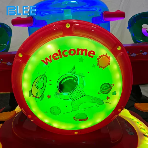 product details of double white rabbit kids ride