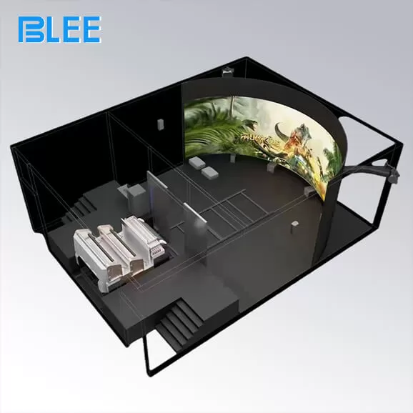 Product Details of High Quality Track Cinema Crowd Favorite Attraction Eye Catching Structure Design VR Game Machine for Vr Themd Park