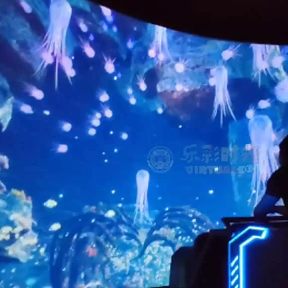 product details of high quality track cinema crowd favorite attraction eye catching structure design vr game machine for vr themd park supplier