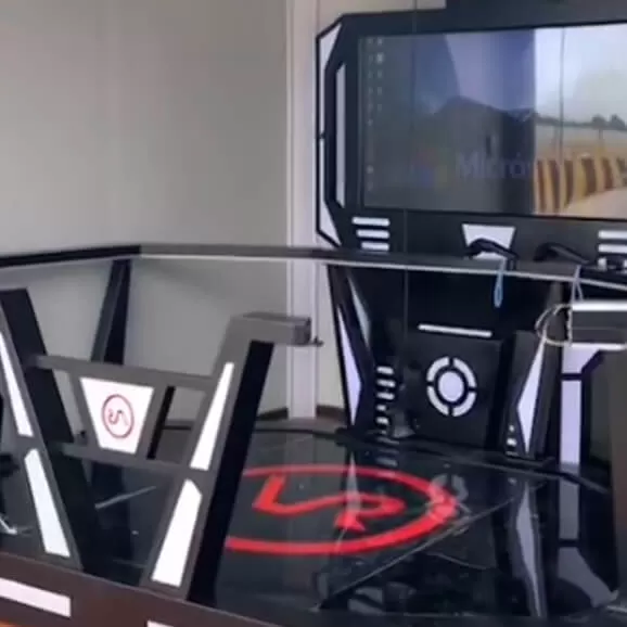 product details of hot sell dynamic science popularization platform premium build quality stylish arcade look vr game machine for business company